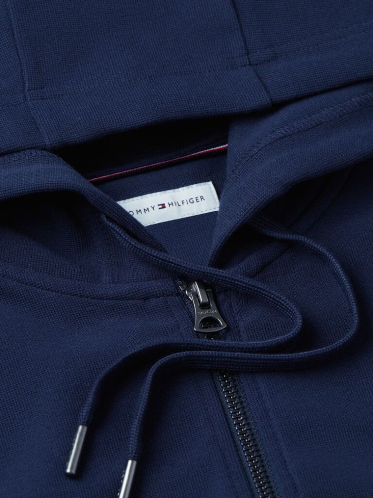 Μπλε Hoody Με Nautical Λογότυπο Και Φερμουάρ  Άνδρες