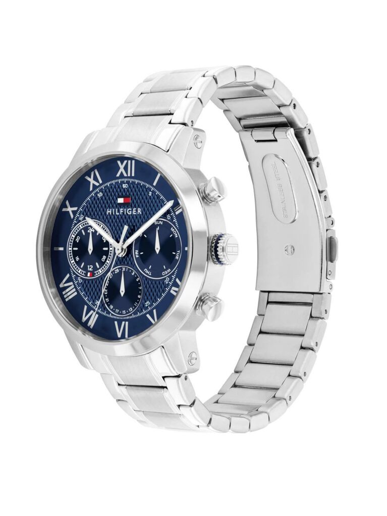 Blue Blue Dial Chronograph Watch  Men