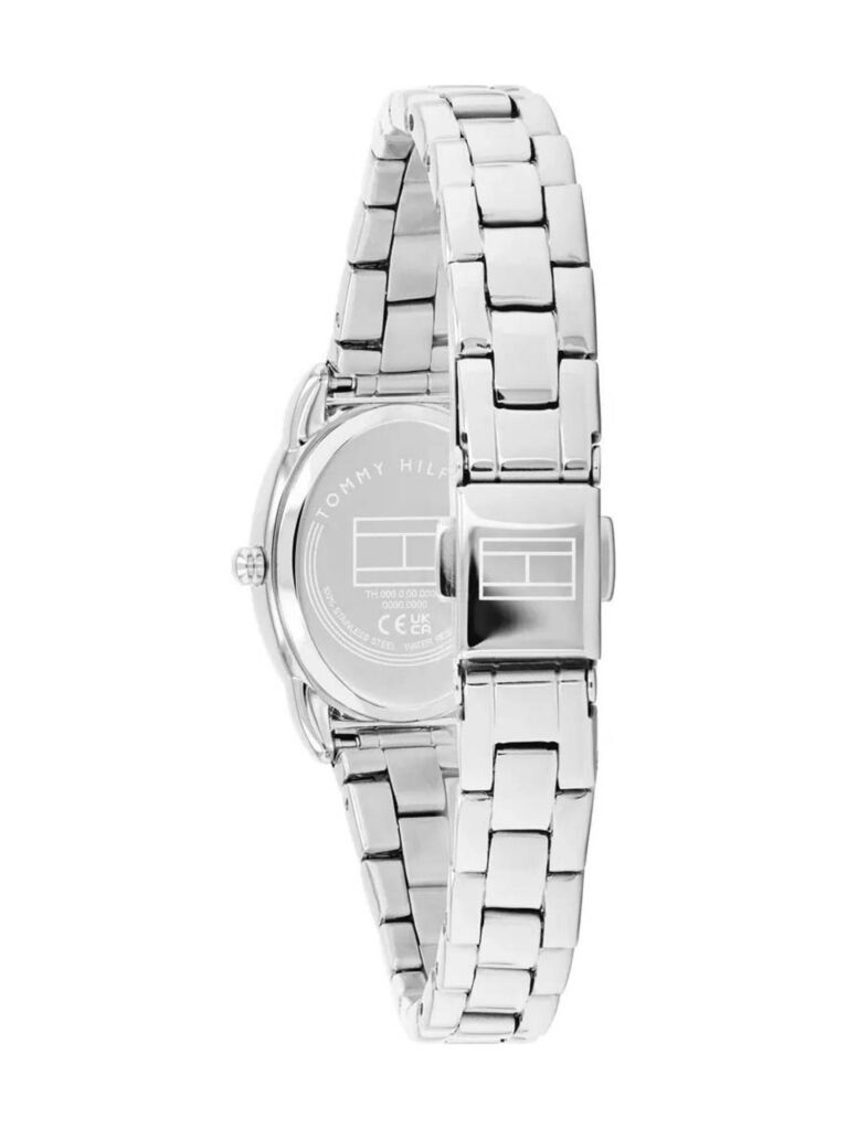 Blue Oval Dial Stainless Steel Bracelet Watch  Women