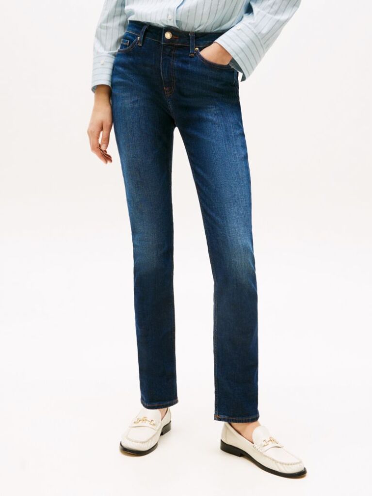 Blue ROME HERITAGE STRAIGHT FIT FADED JEANS  Women