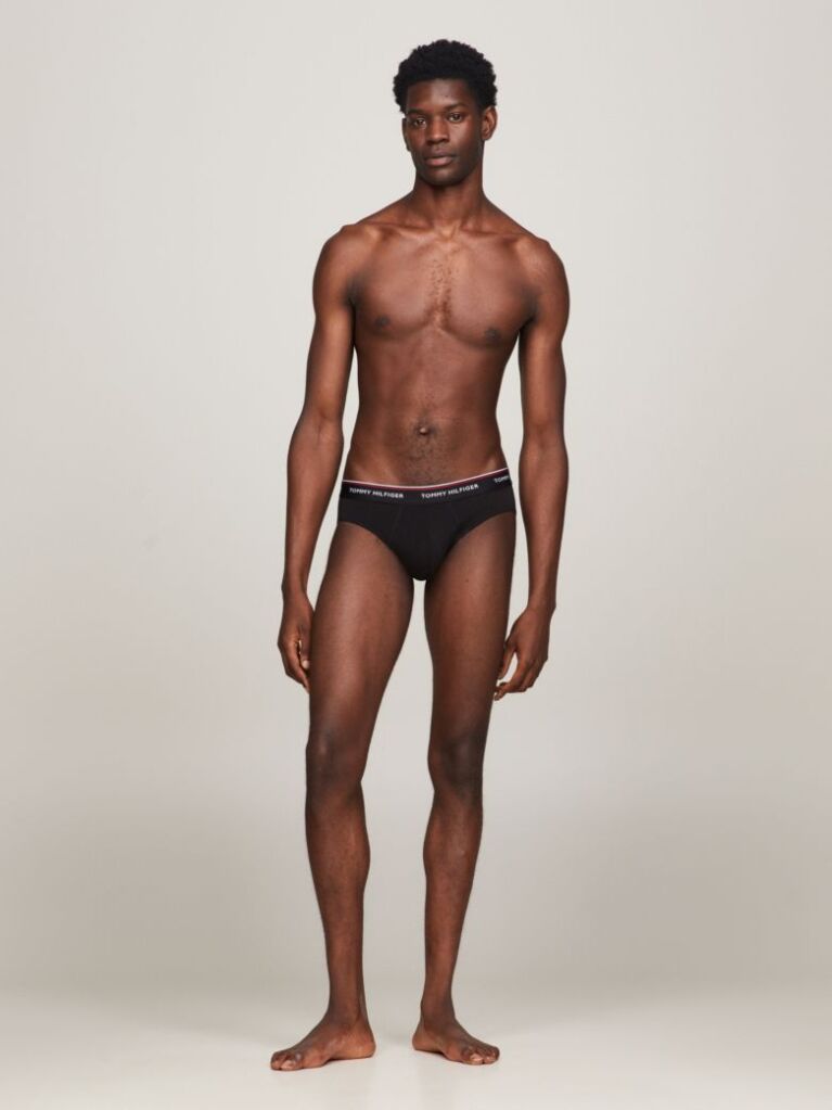 Black Premium Essential 3 pack brief  Men