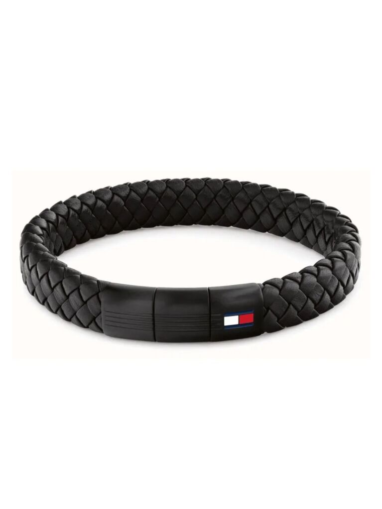 Black Black Braided Bracelet  Men