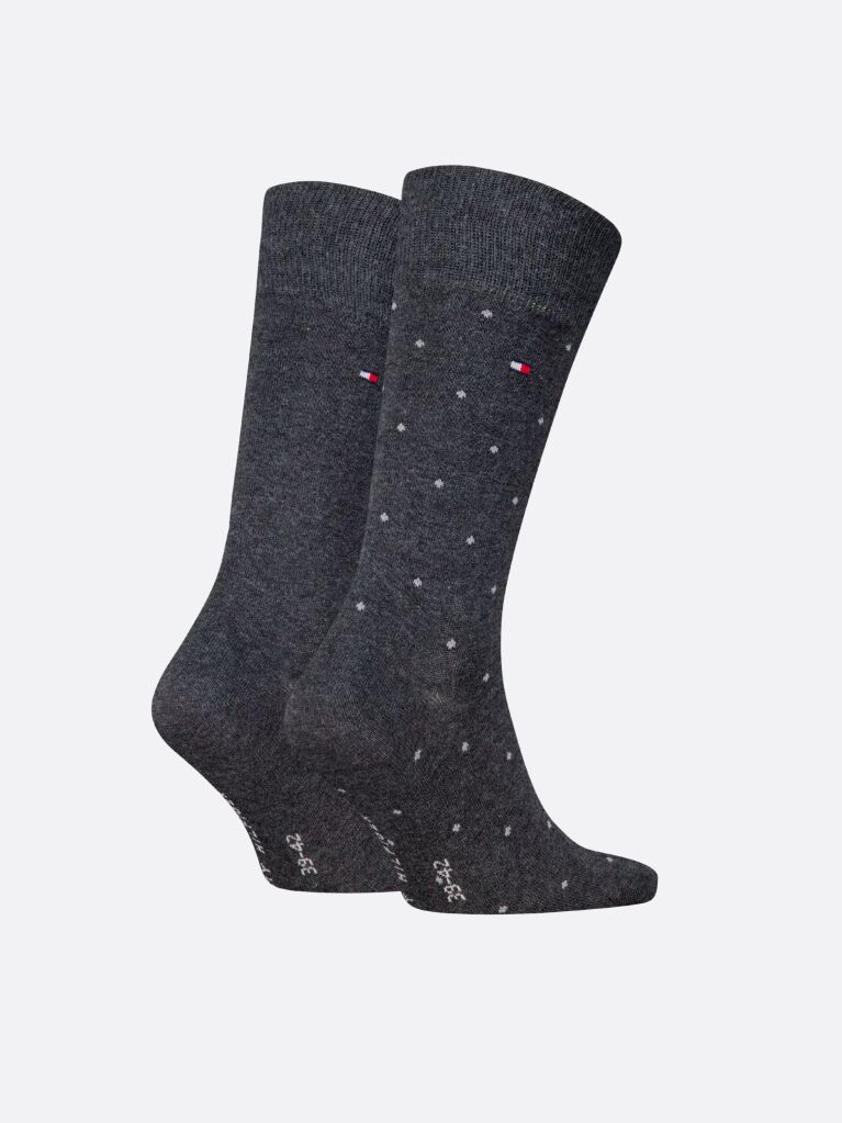 Grey Tommy Hilfiger Men's Classic Socks 2 pack  Men