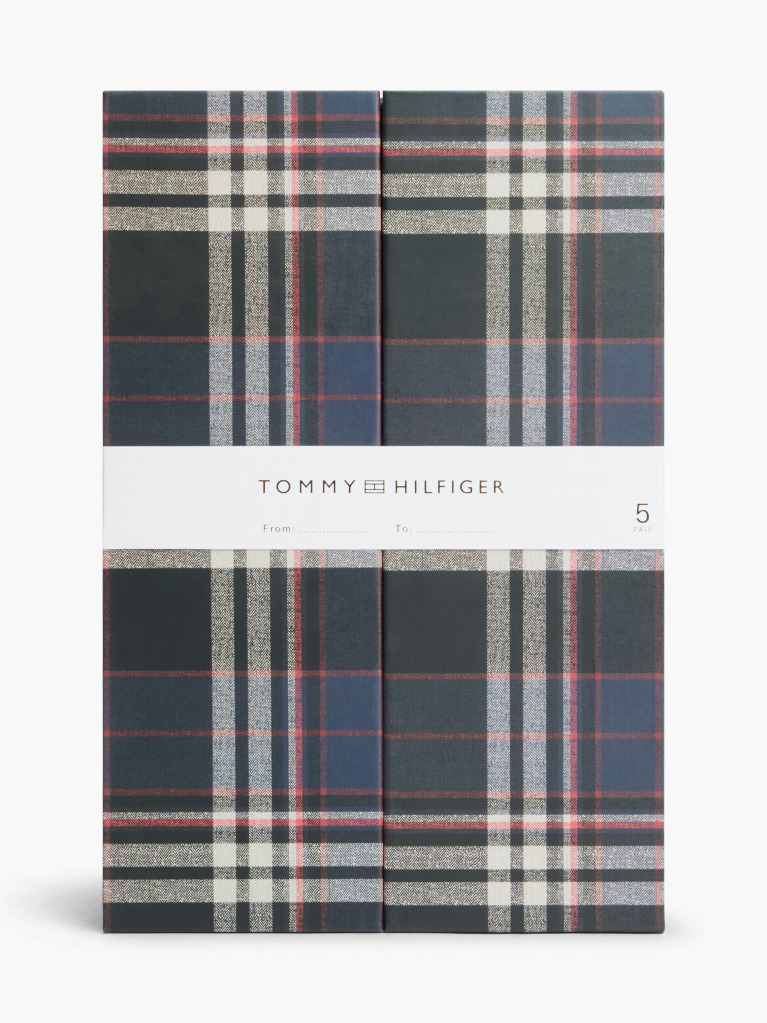 Black Tommy Hilfiger Men's Classic Socks 5 Pack  Men