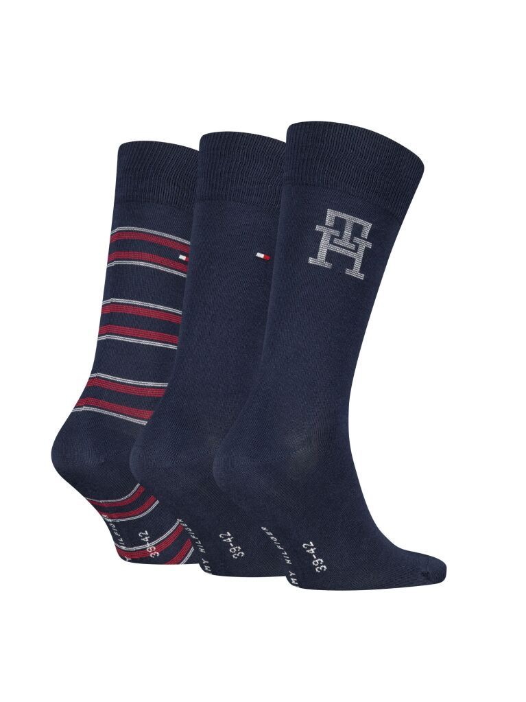 Blue Tommy Hilfiger Men's Classic Socks 3 Pack  Men
