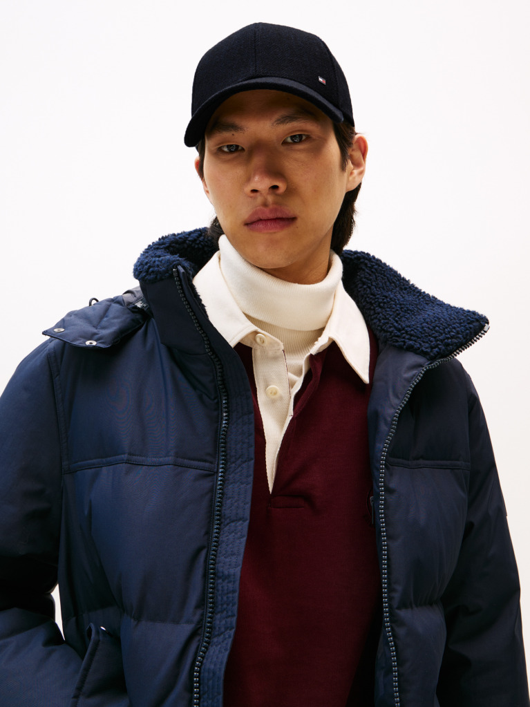 Blue TH Flag Herringbone Six Panel Cap  Men