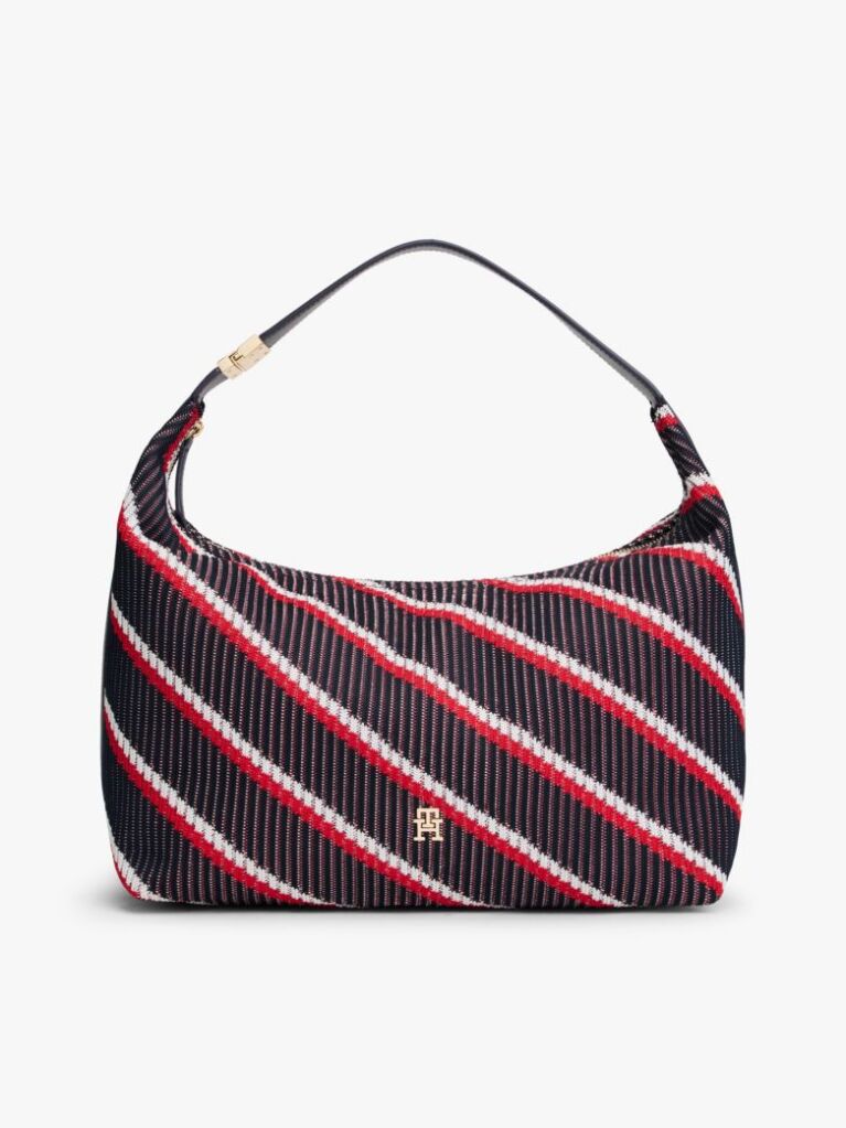 Multi TH Monogram Τσάντα Hobo Με Signature Πλεκτό Σχέδιο  Γυναίκες