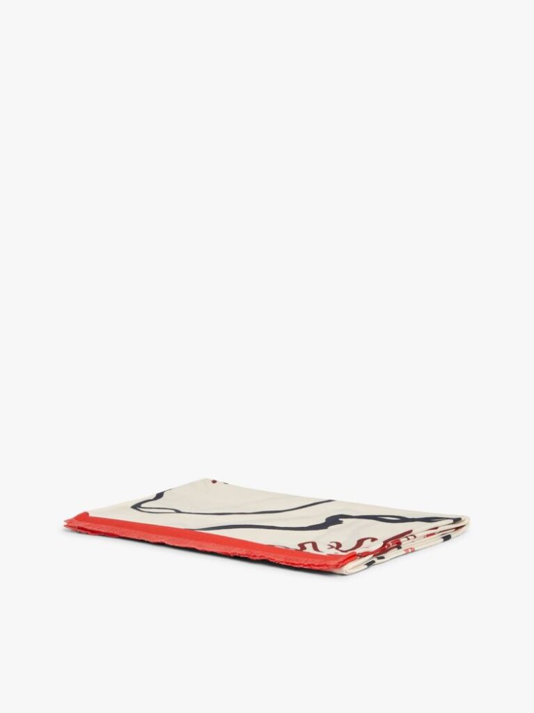 Multi Hilfiger Flag Floral Scarf  Women