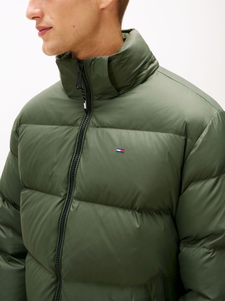 Green Water Repellent Down Jacket  Men