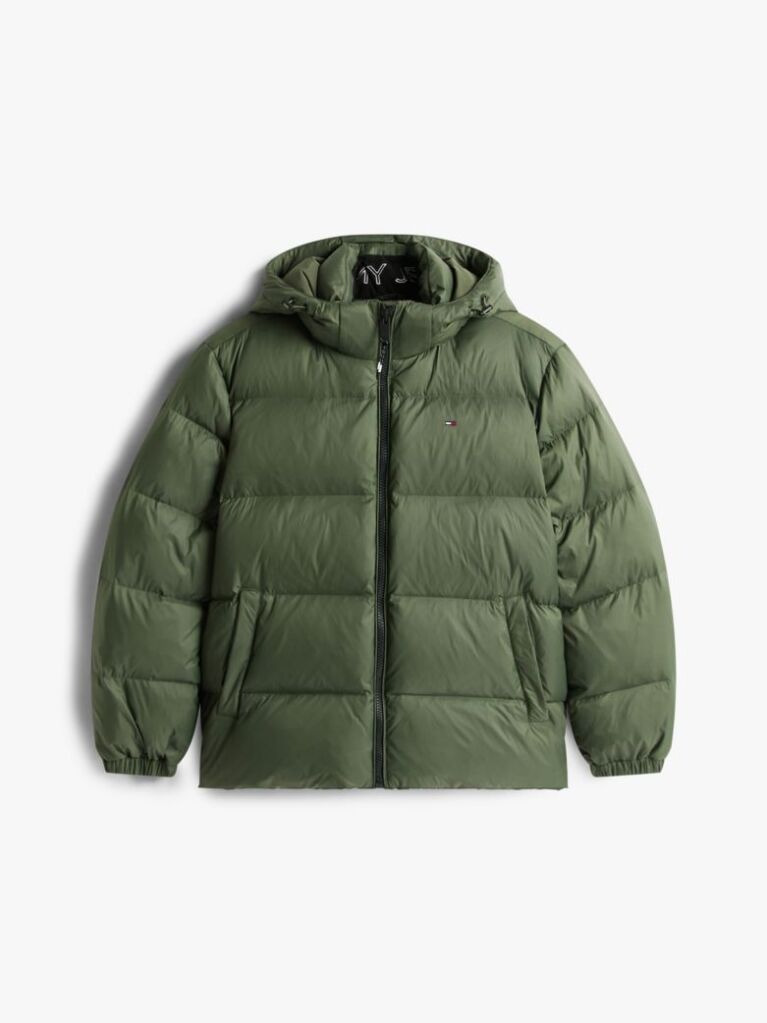 Green Water Repellent Down Jacket  Men