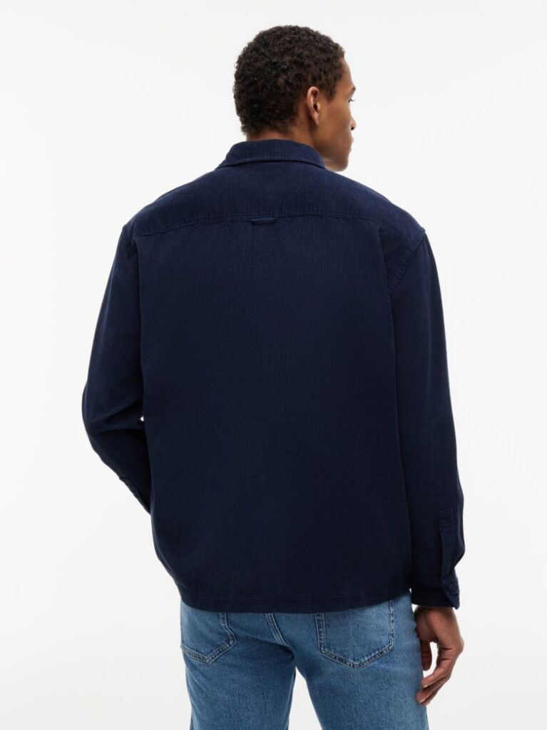 Blue Brick Cord Overshirt  Men