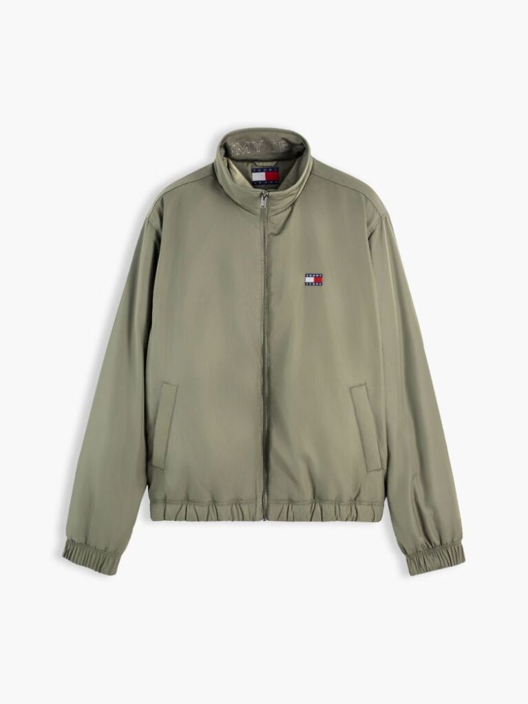 Green Water Repellent Relaxed Padded Jacket  Men