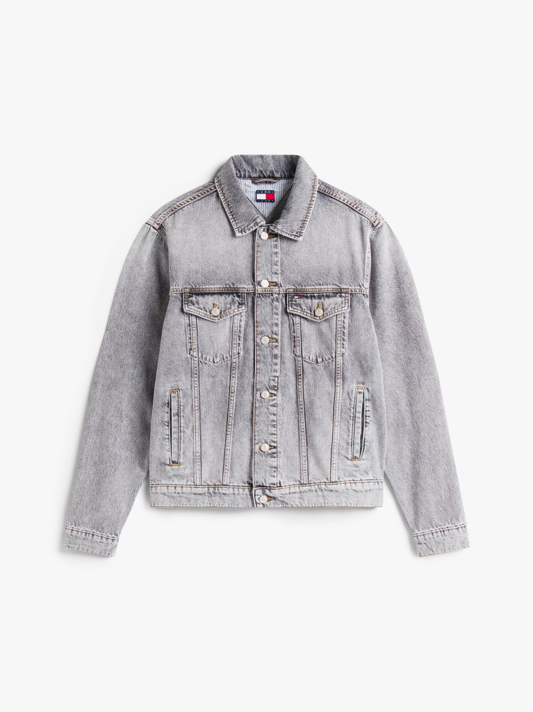 Denim Ryan Denim Trucker Τζάκετ Με Λογότυπο Στο Πίσω Μέρος  Άνδρες