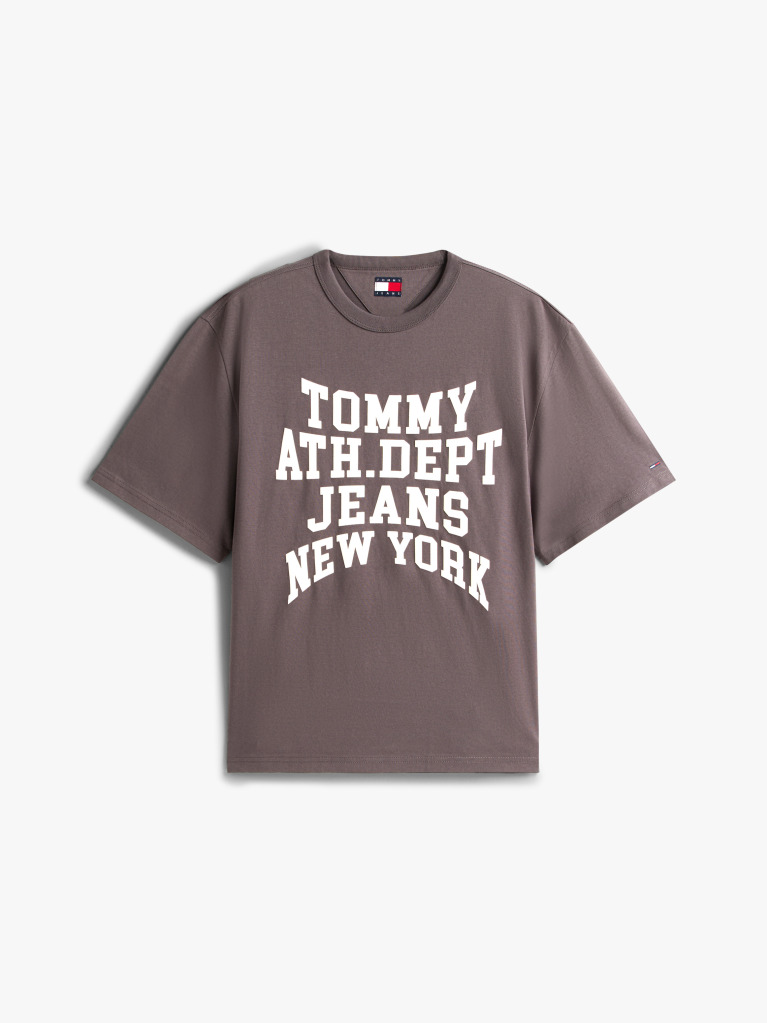 Grey 90s Crew Neck T-Shirt  Men