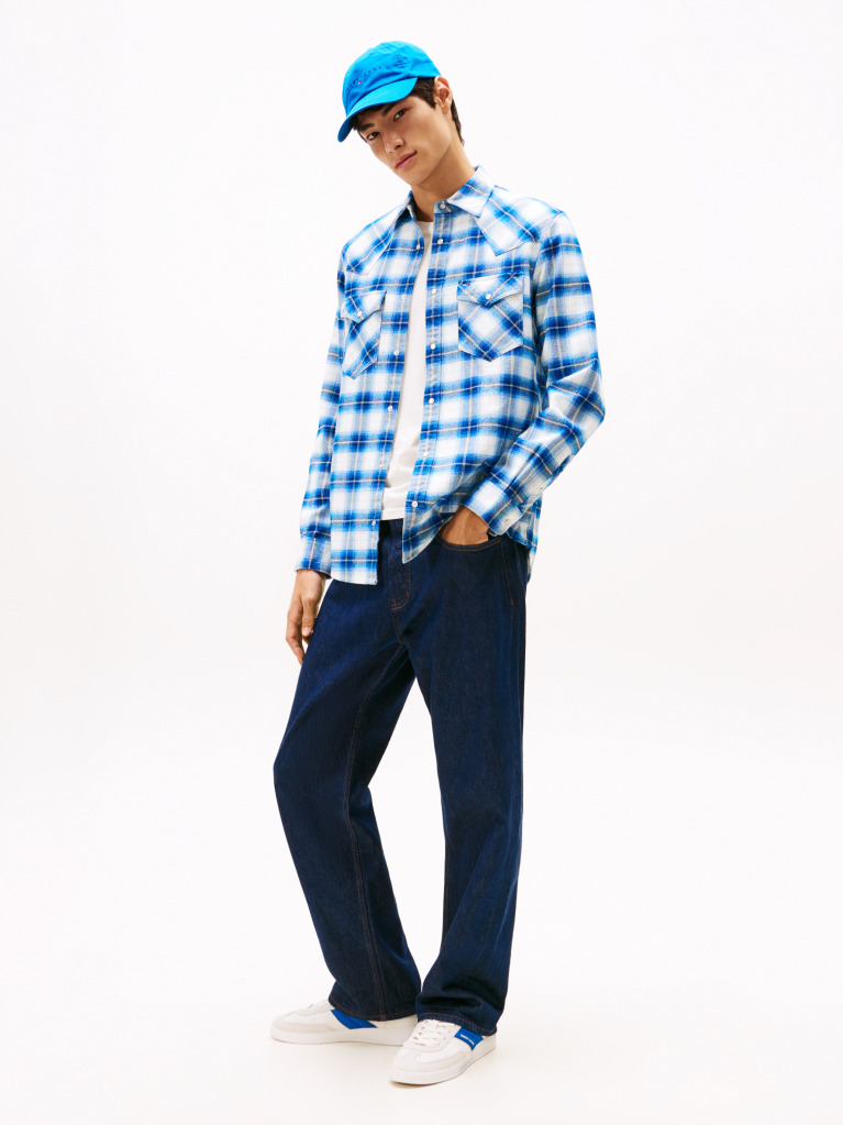 Multi Regular Fit Flannel Check Western Shirt  Men
