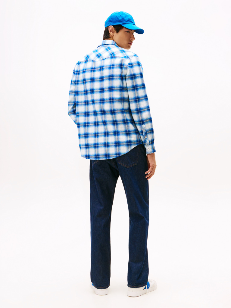 Multi Regular Fit Flannel Check Western Shirt  Men