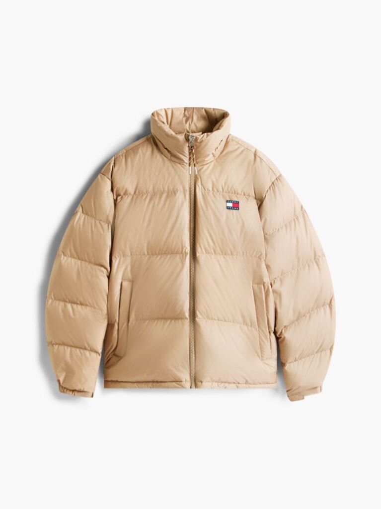 Beige Water Repellent Ripstop Alaska Puffer Jacket  Men