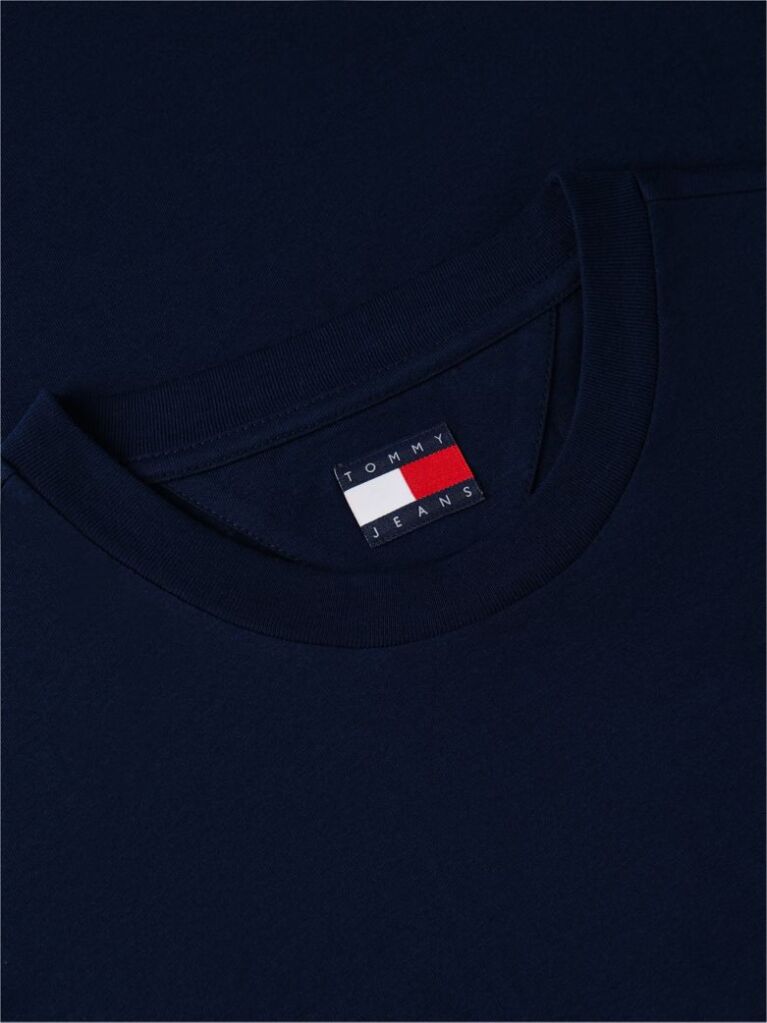 Μπλε Slim Βαμβακερό T-Shirt Με Signature Λογότυπο  Άνδρες