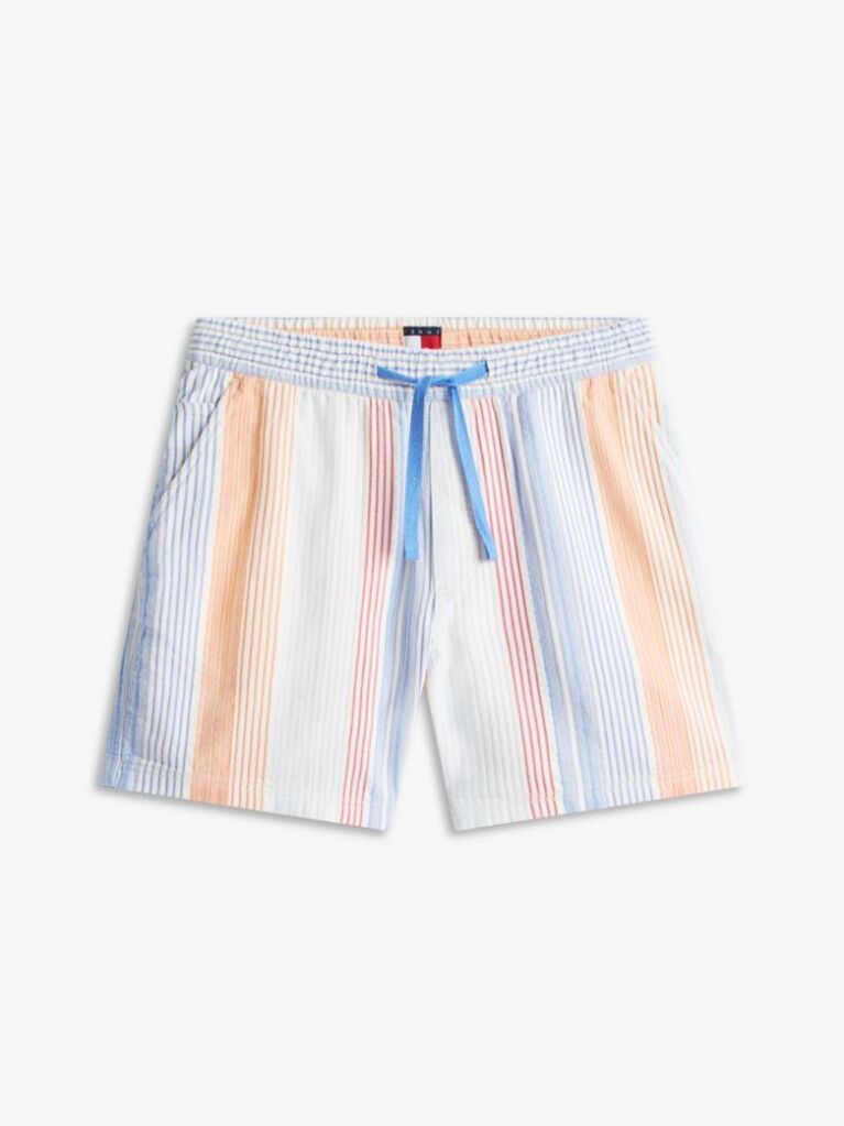 Multi Dobby Stripe Relaxed Shorts  Men