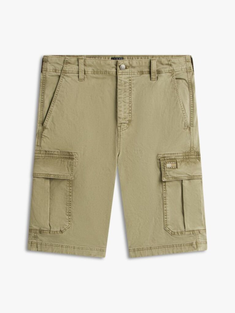 Green Otis Washed Cargo Bermuda Shorts  Men