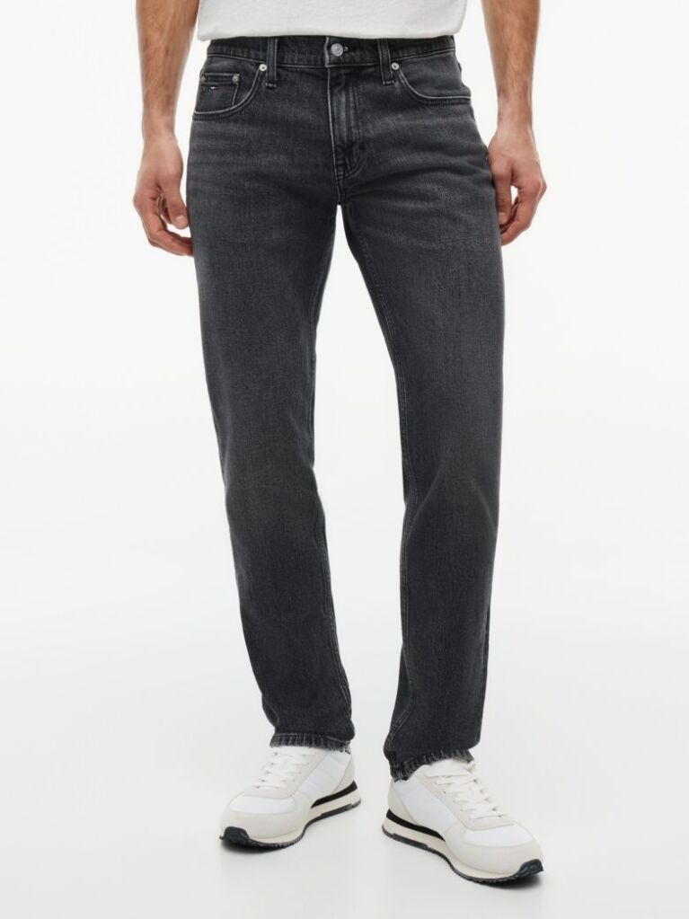 Denim Scanton Μαύρο Τζιν Σε Στενή Γραμμή Με Εφέ Ξεθωριάσματος  Άνδρες