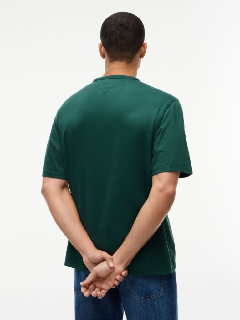 Green Classic Logo Oversized Jersey T-Shirt  Men