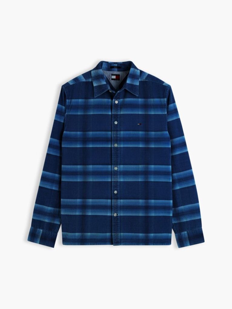 Multi Regular Fit Pattern Dobby Corduroy Shirt  Men