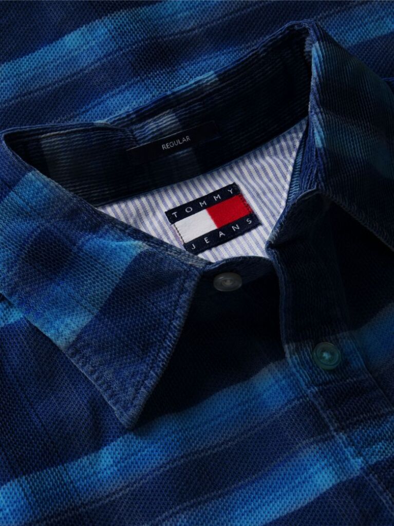 Multi Regular Fit Pattern Dobby Corduroy Shirt  Men