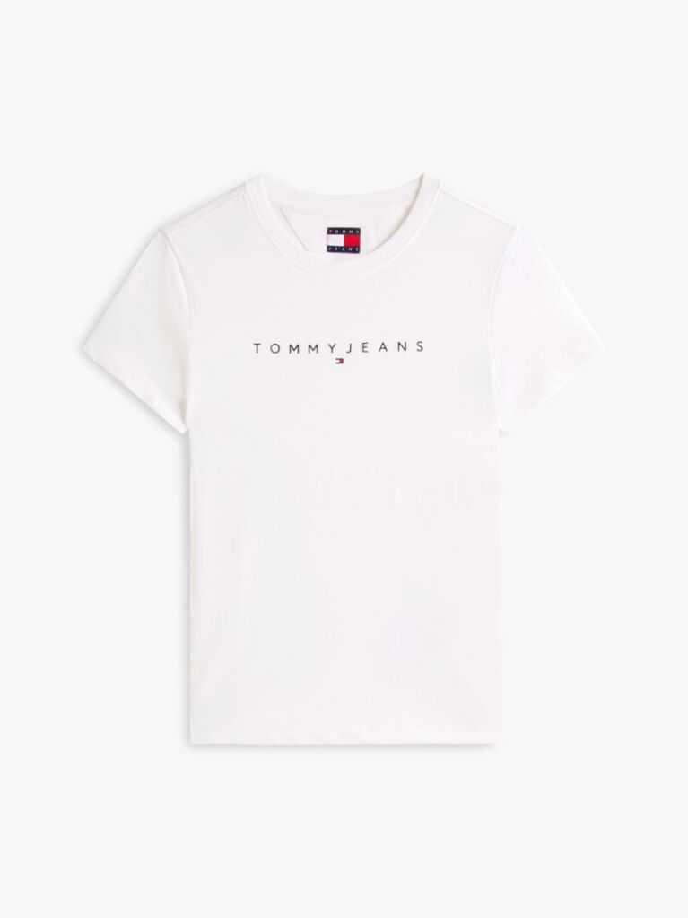 White Essential Logo Slim Fit T-Shirt  Women