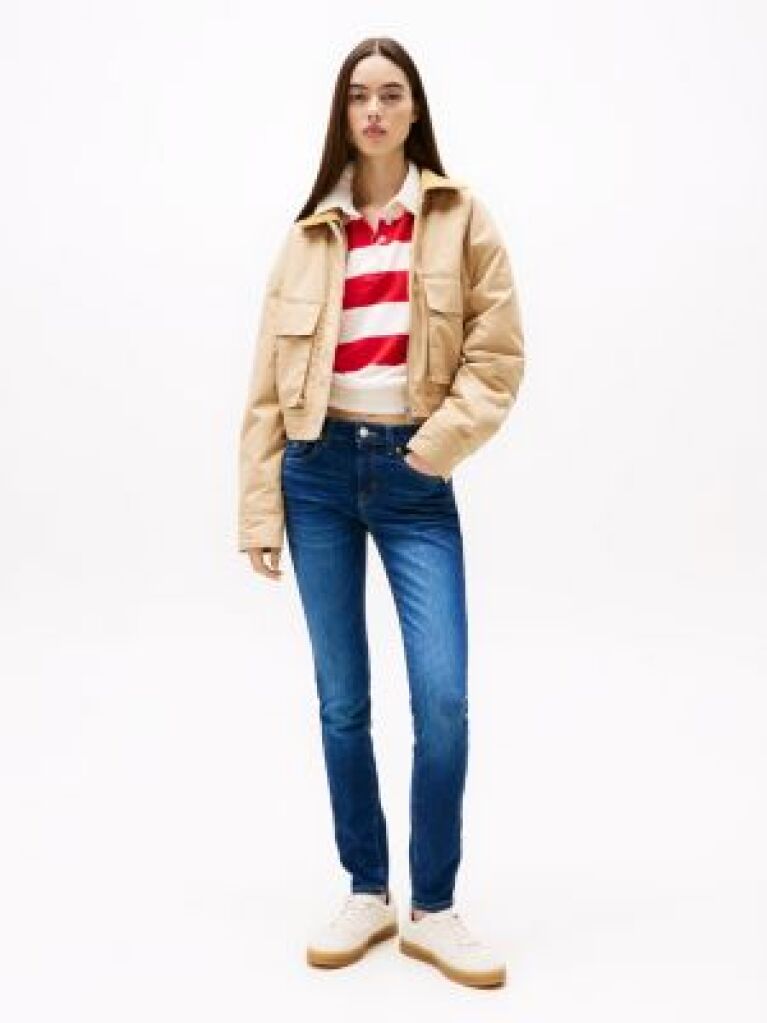 Denim Sophie Low Rise Skinny Faded Jeans  Women