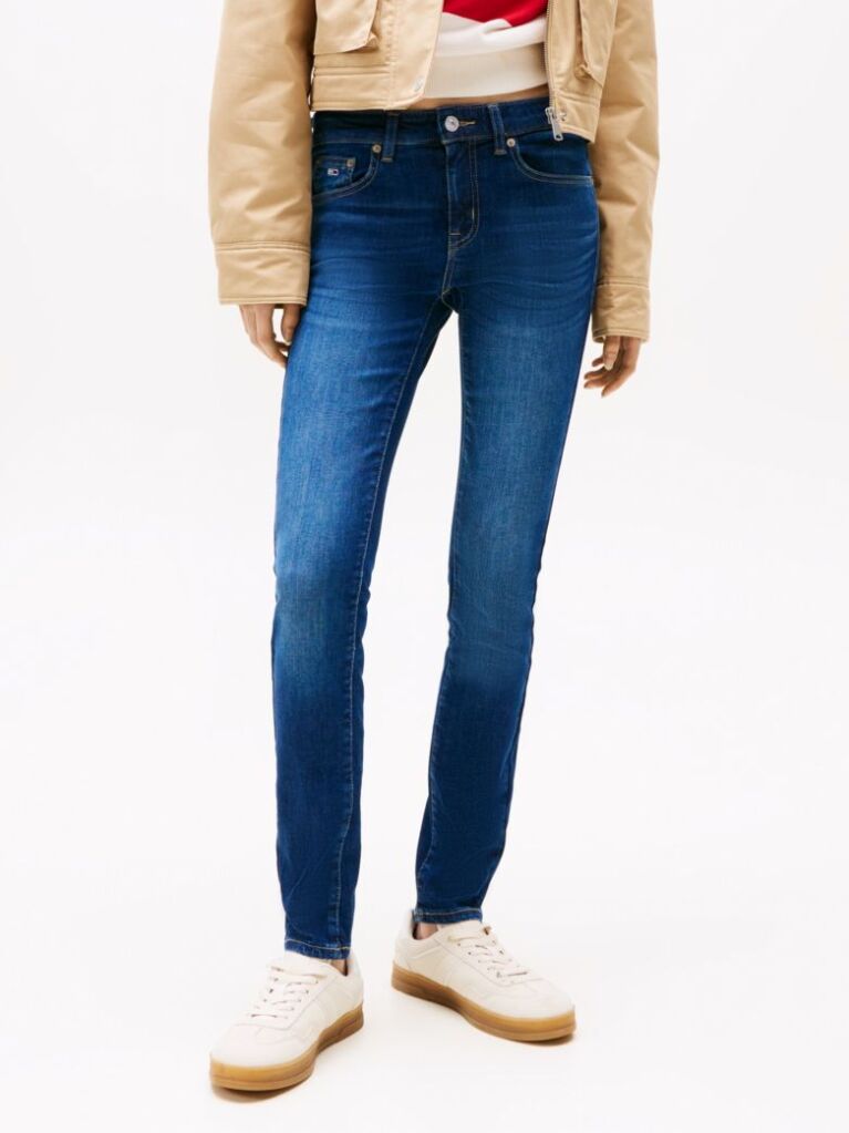 Denim Sophie Low Rise Skinny Faded Jeans  Women