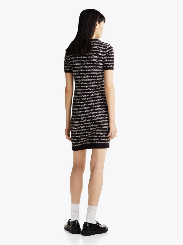 Multi Print Mini Jumper Dress  Women