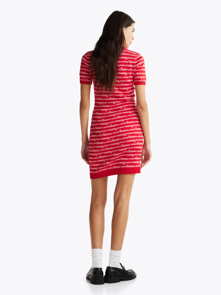 Multi Print Mini Jumper Dress  Women