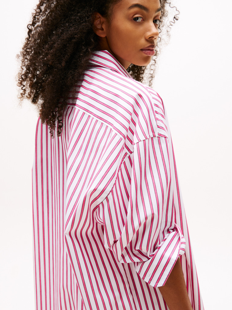 Multi Oversized Mini Shirt Dress  Women