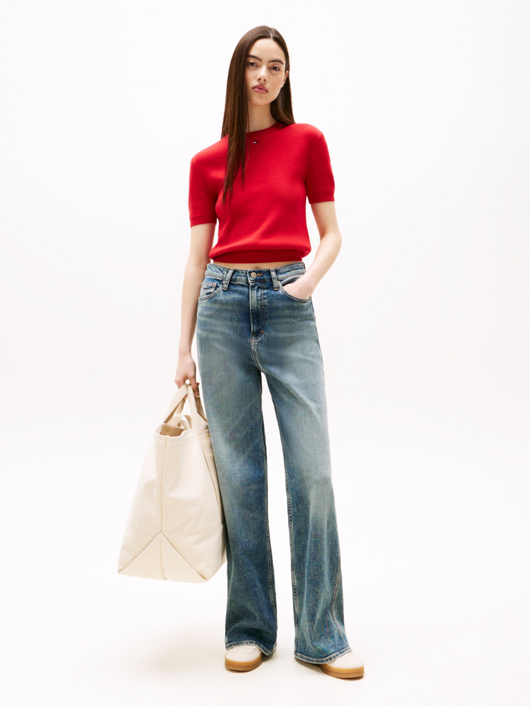 Denim Claire Ψηλόμεσο Τζιν Σε Φαρδιά Γραμμή  Γυναίκες