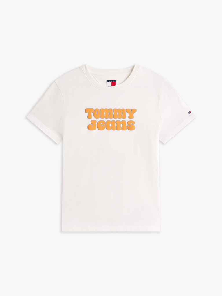 Beige Essential Regular Logo Tee  Women