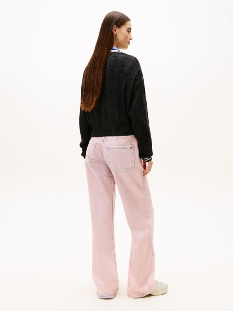 Black Flag Cable Knit Relaxed Jumper  Women