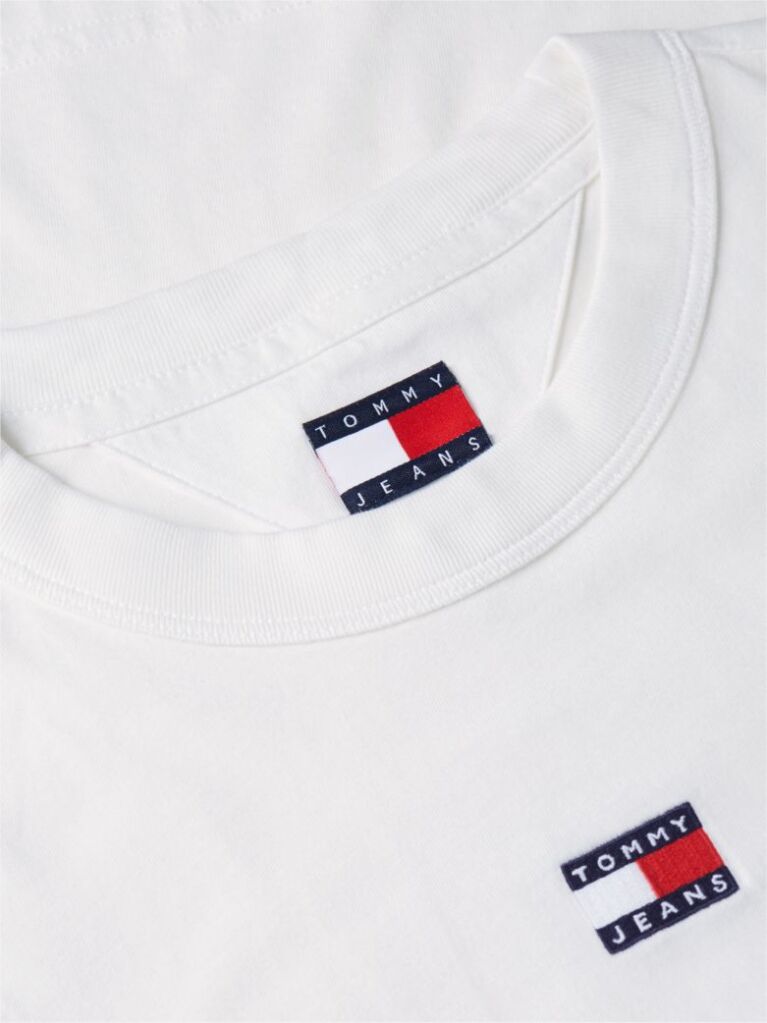 Beige Boxy Badge Tee  Women