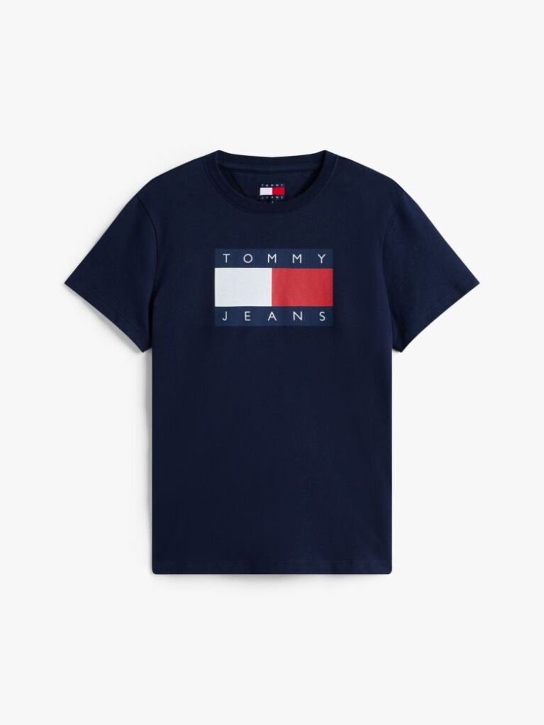 Blue Tonal Tommy Flag T-Shirt  Women