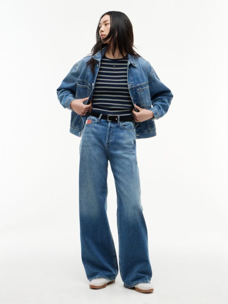 Denim Claire Ψηλόμεσο Τζιν Σε Φαρδιά Γραμμή  Γυναίκες