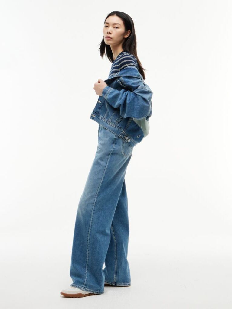 Denim Claire Ψηλόμεσο Τζιν Σε Φαρδιά Γραμμή  Γυναίκες