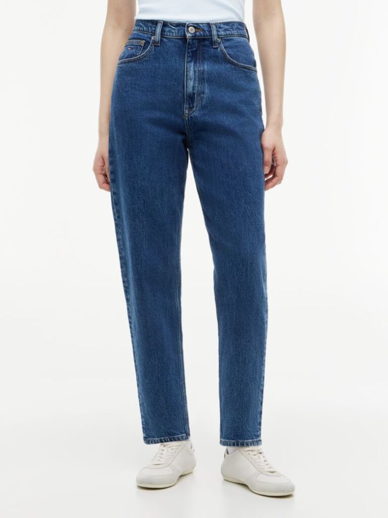 Denim Mom High Rise Tapered Jeans  Women