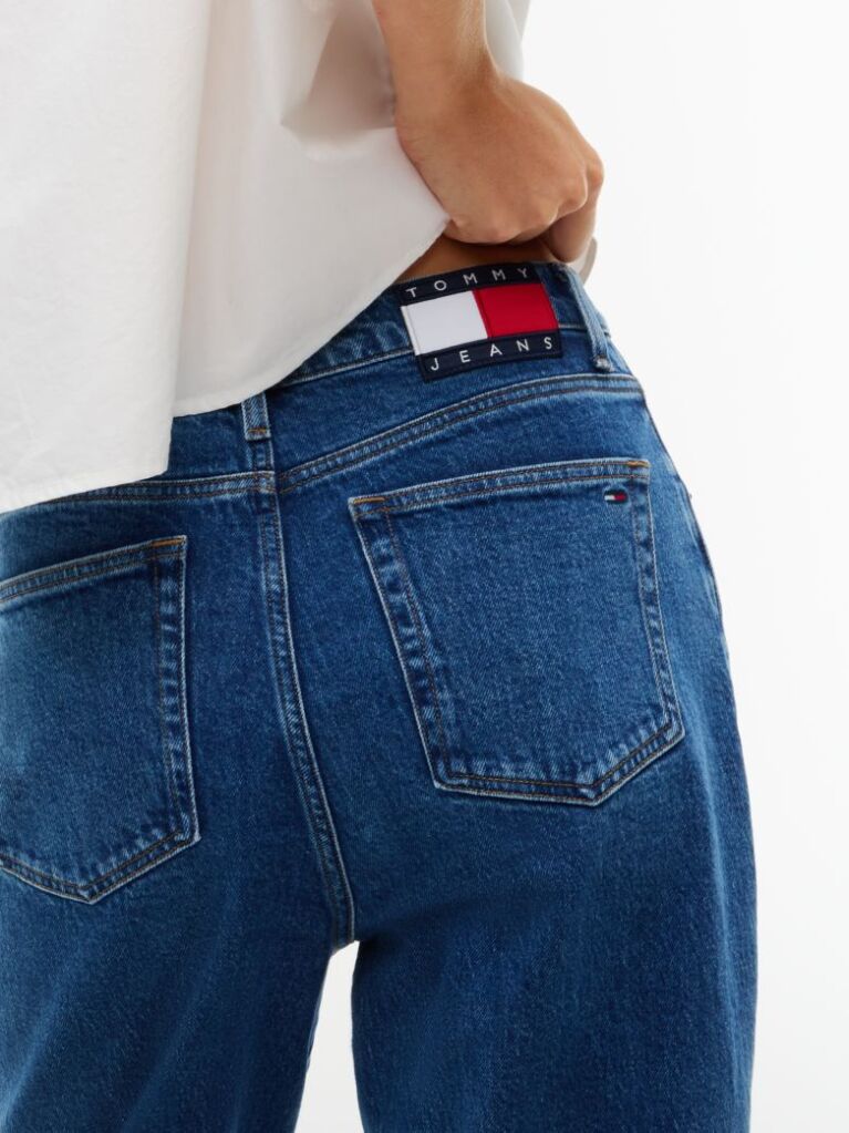 Denim Mom High Rise Tapered Jeans  Women