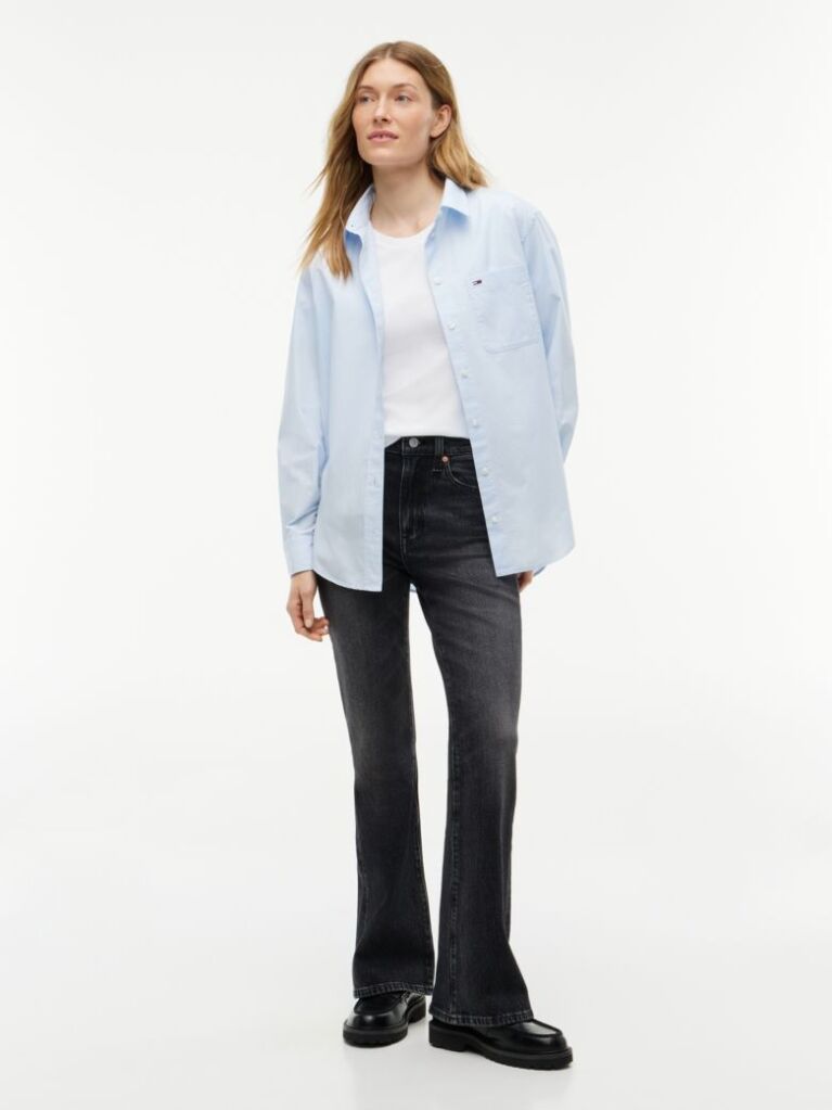 Denim Sylvia High Rise Bootcut Black Jeans  Women