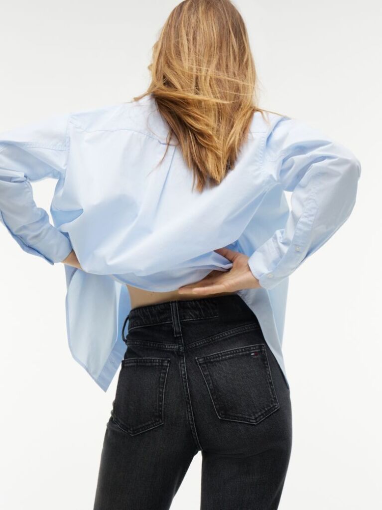 Denim Sylvia High Rise Bootcut Black Jeans  Women