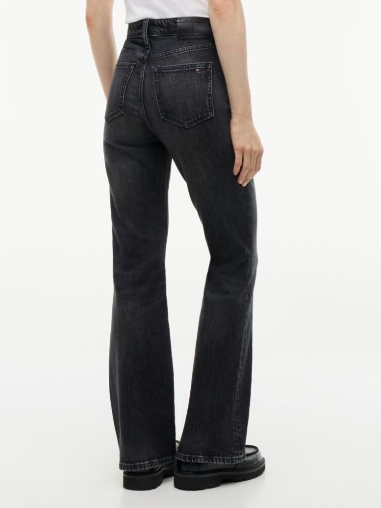 Denim Sylvia High Rise Bootcut Black Jeans  Women