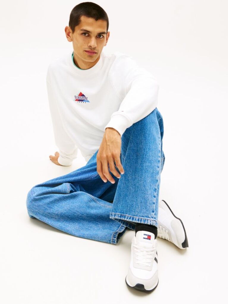 Μπεζ Sneakers Με Μίξη Υφών Και Πίσω Αντίθεση  Άνδρες