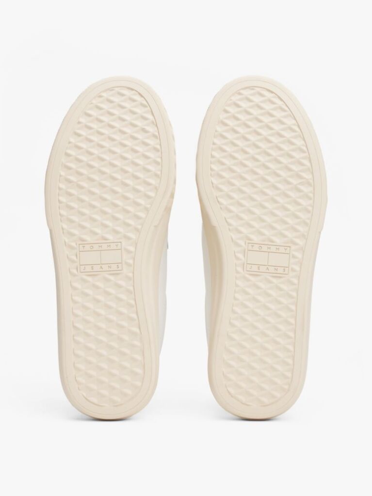 Κίτρινο Essential Δερμάτινα Sneakers Με Λεπτομέρειες Σε Αντίθεση  Γυναίκες