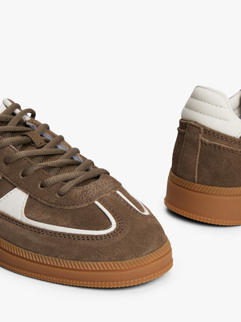 Καφέ The Greenwich Σουέτ Sneakers Με Μίξη Υφών  Γυναίκες