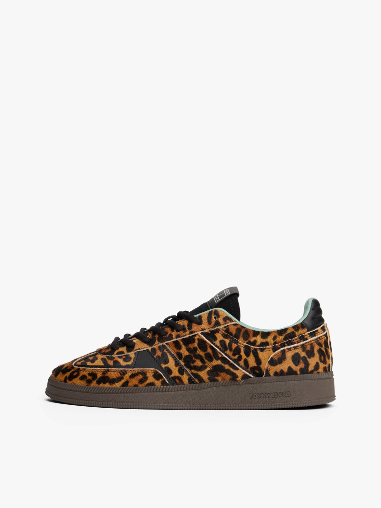 Multi The Greenwich Leopard Print Trainers  Women
